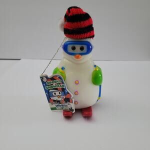 Adorable Snowman Lotion Bottle with Goggles & Festive Hat
